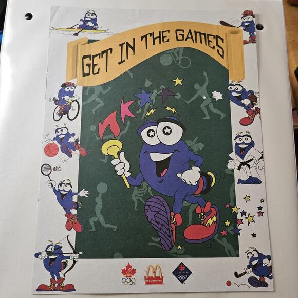 1996 McDonalds Get in the Games Olympic - Picture 1 of 3